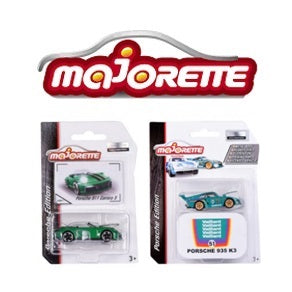 Majorette Porsche Deluxe Car 1 Piece (Random Selection from 6 Assortments)  Diecast Vehicle Collectible Model Toy for Kids 3+ Years