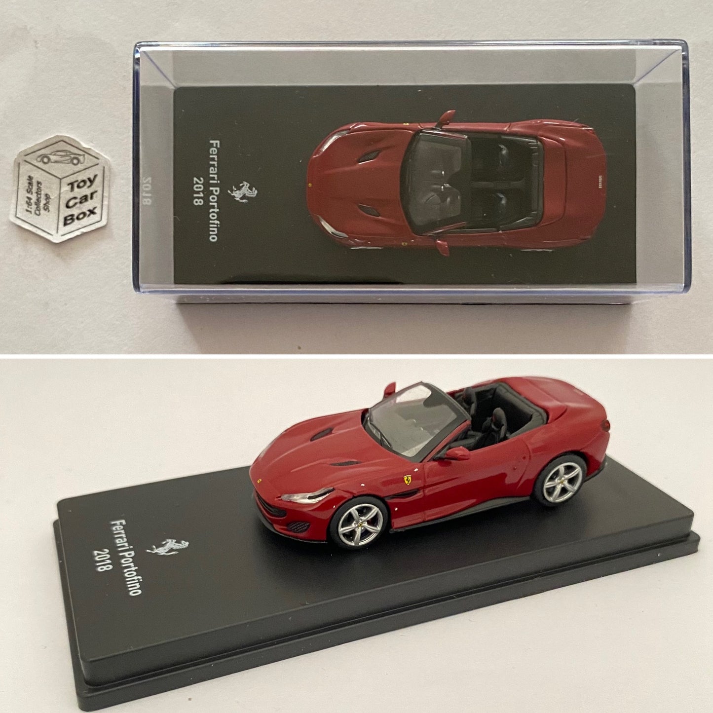 CENTAURIA x IXO - 2018 Ferrari Portofino (Red 1/64 Scale* -In Display Case) O31g
