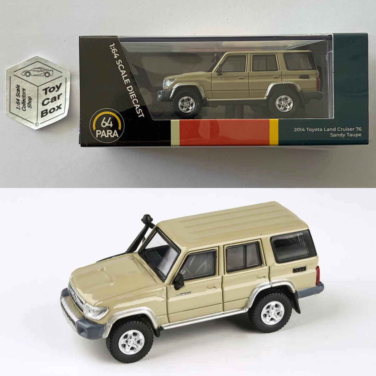 PARA64 - 2014 Toyota Land Cruiser 76 (Sandy Taupe - 1/64 Scale) P50g