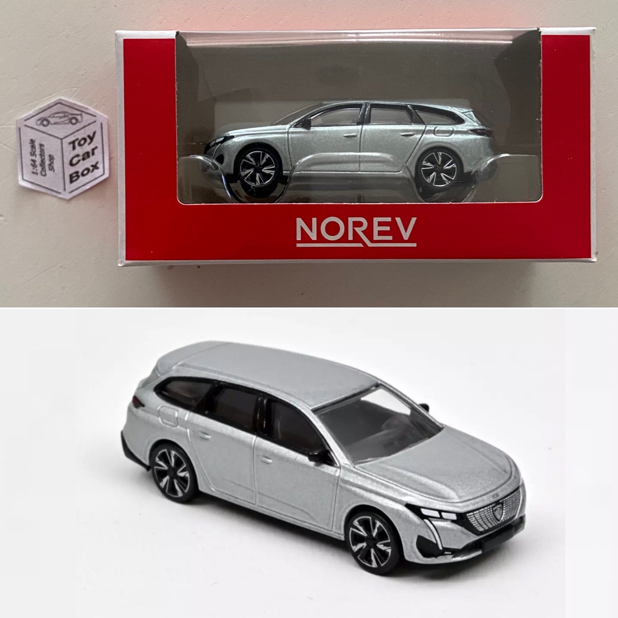 NOREV 3 inches 1/60. Peugeot 308 Grey mk1. New IN Box