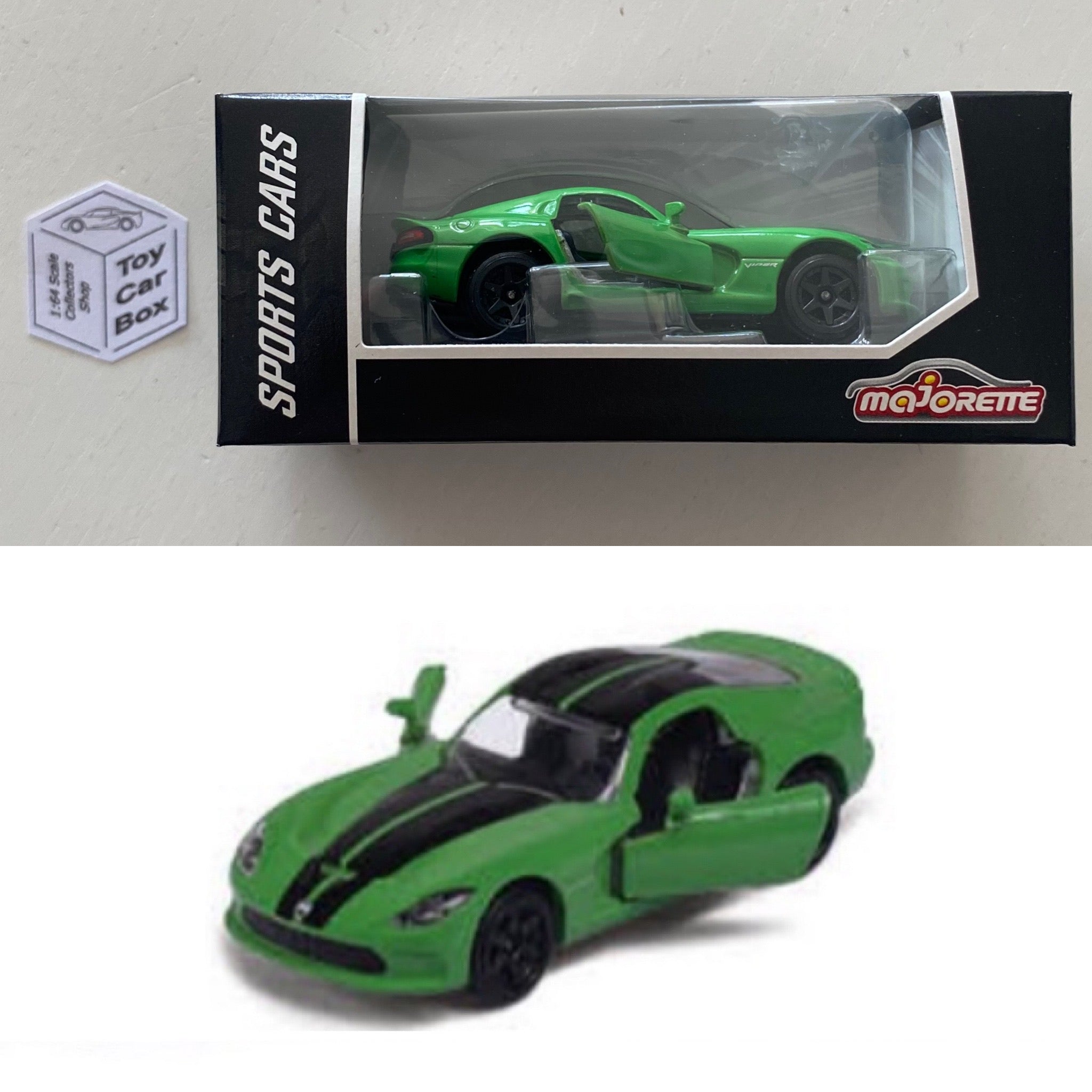 MAJORETTE Premium Cars DODGE SRT VIPER vehicule pour circuit miniature,  jouet jeux voiture vert - Cdiscount Jeux - Jouets