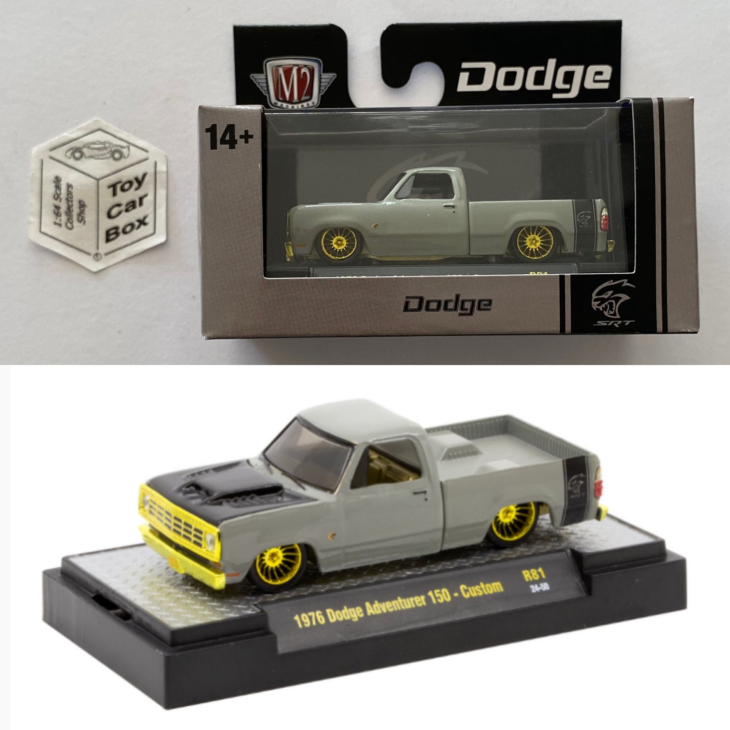 M2 MACHINES - 1976 Dodge Adventurer 150 (CHASE - Detroit Muscle R81 - 1/64) L92g