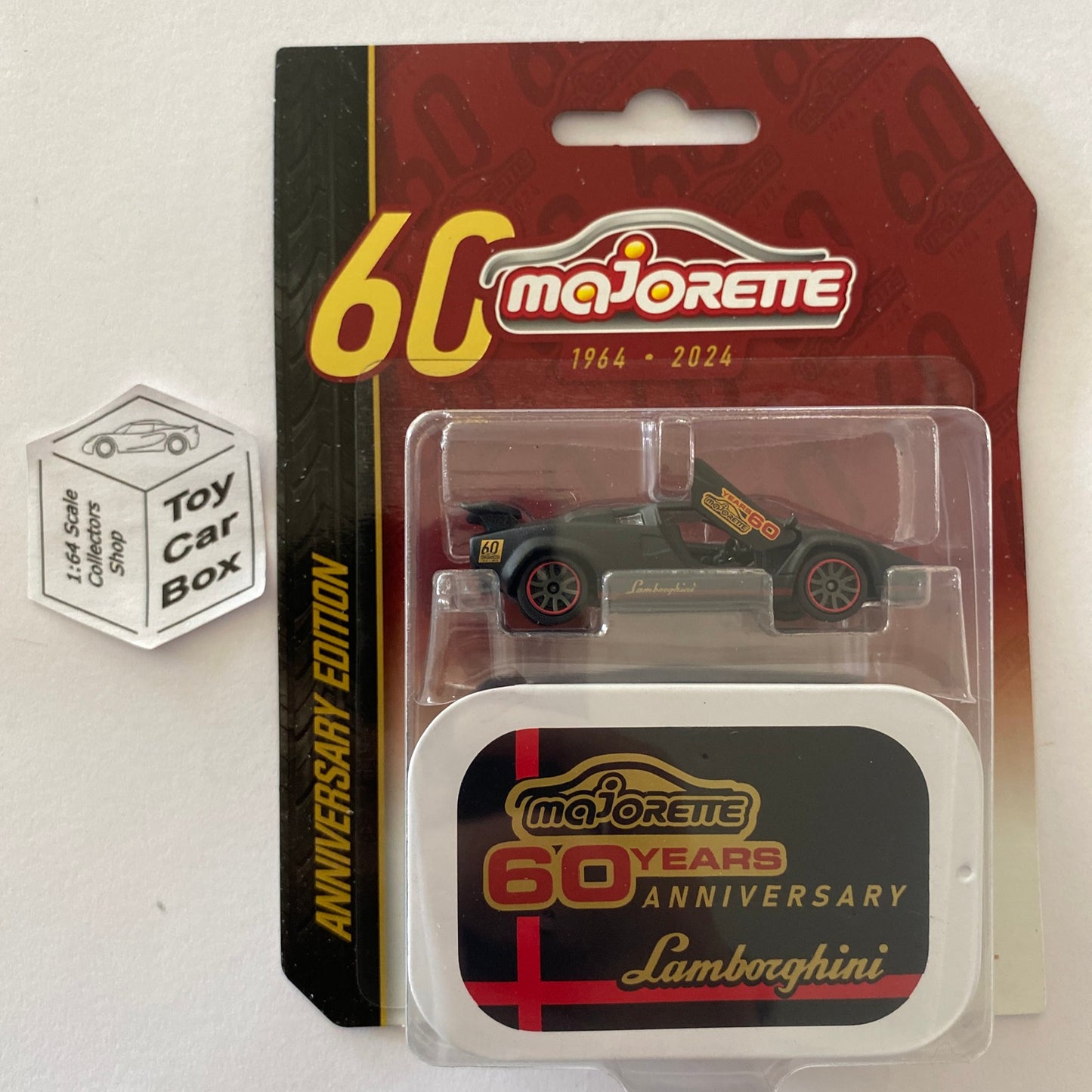 MAJORETTE Lamborghini Countach (Black - Deluxe 60th Anniversary) 1/64* H79