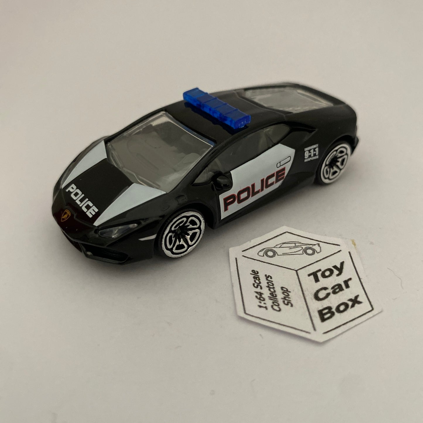 MAJORETTE Loose - Lamborghini Huracan LP610-4 (9-1-1 Police Car) Sold loose from Emergency Gift Set. D95