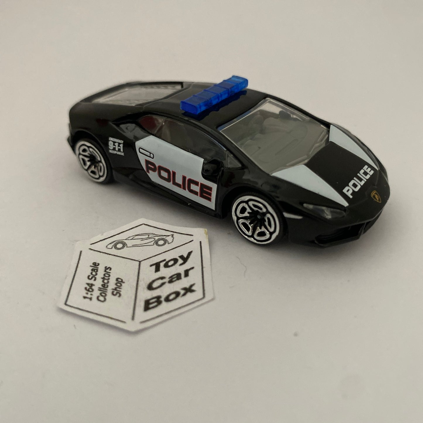 MAJORETTE Loose - Lamborghini Huracan LP610-4 (9-1-1 Police Car) Sold loose from Emergency Gift Set. D95