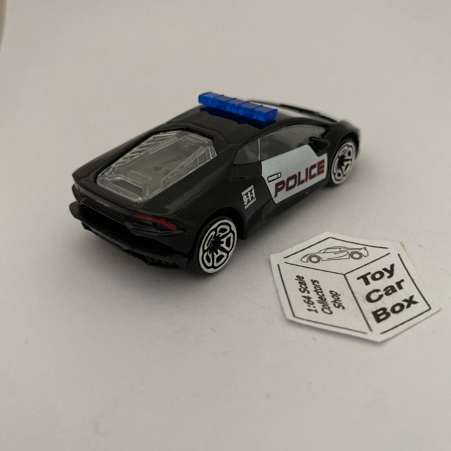 MAJORETTE Loose - Lamborghini Huracan LP610-4 (9-1-1 Police Car) Sold loose from Emergency Gift Set. D95