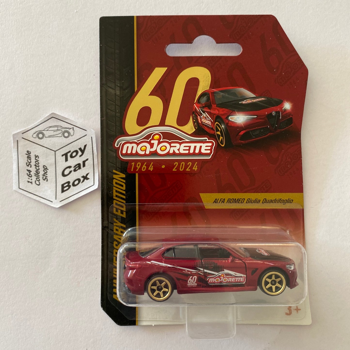 MAJORETTE Alfa Romeo Giulia Quadrifoglio (Premium 60th Anniversary) 1/64* E27