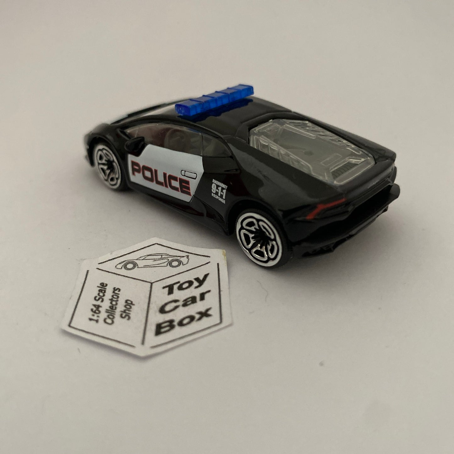 MAJORETTE Loose - Lamborghini Huracan LP610-4 (9-1-1 Police Car) Sold loose from Emergency Gift Set. D95