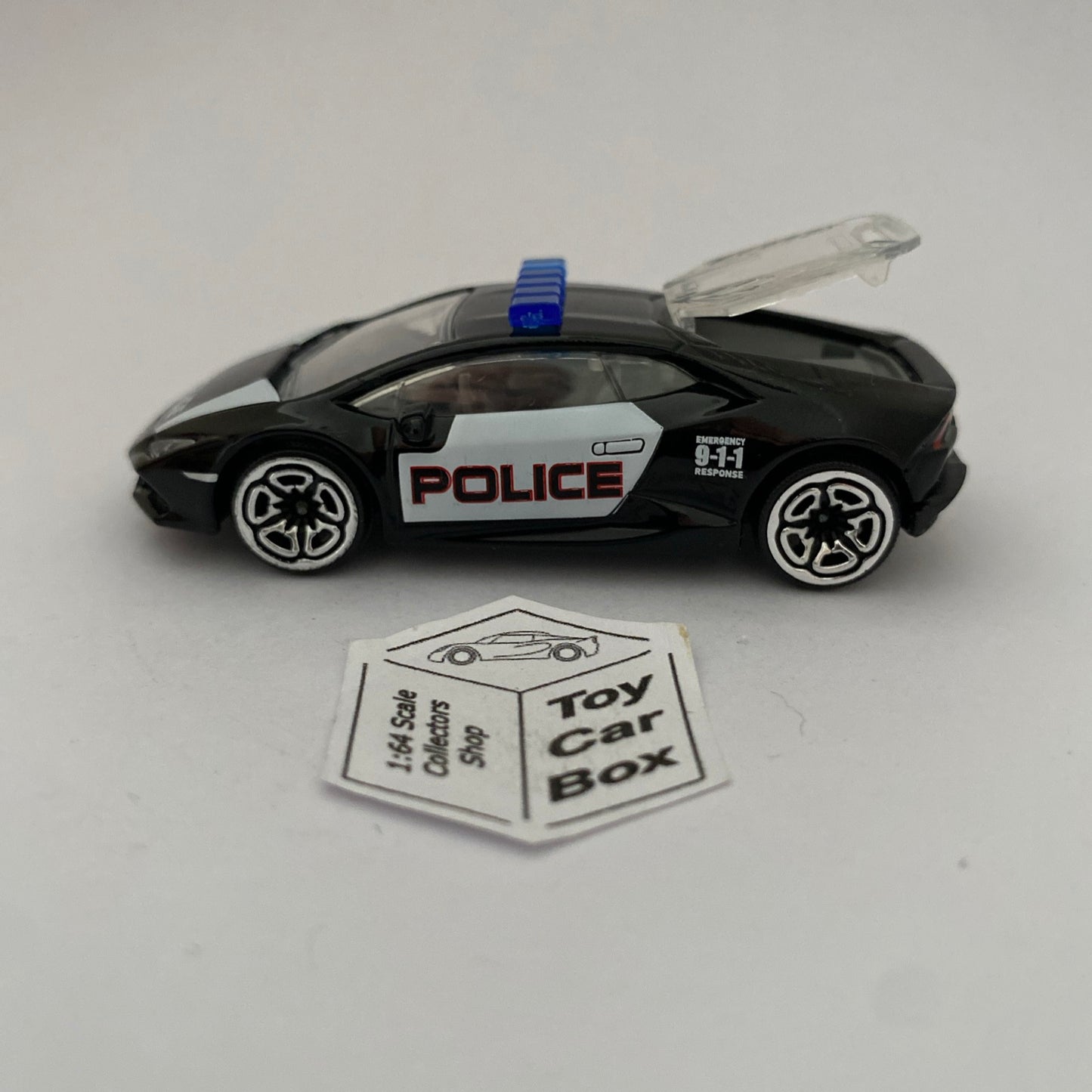 MAJORETTE Loose - Lamborghini Huracan LP610-4 (9-1-1 Police Car) Sold loose from Emergency Gift Set. D95