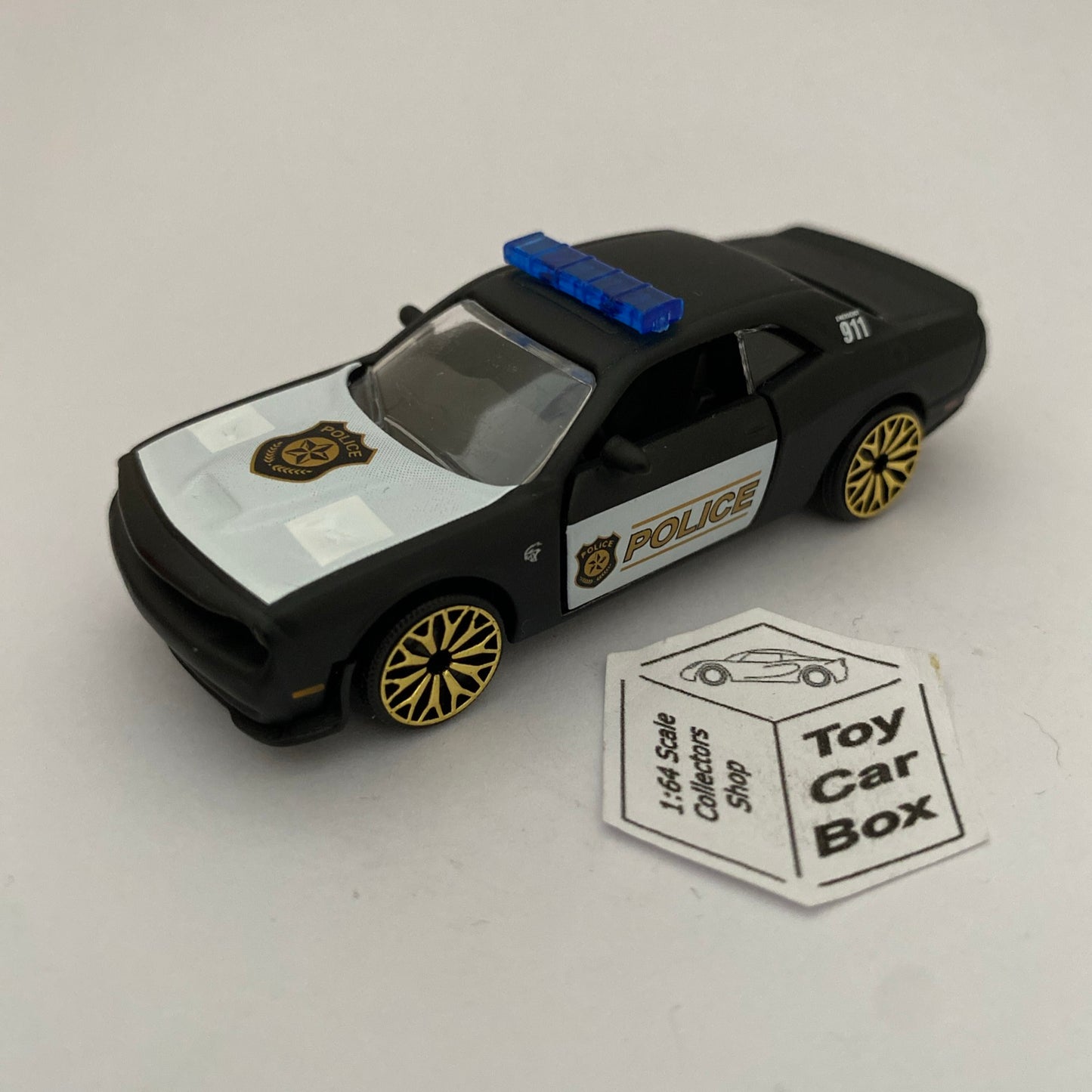 MAJORETTE Loose - Dodge Challenger (US 911 Police Car) Sold loose from Emergency Gift Set. C50