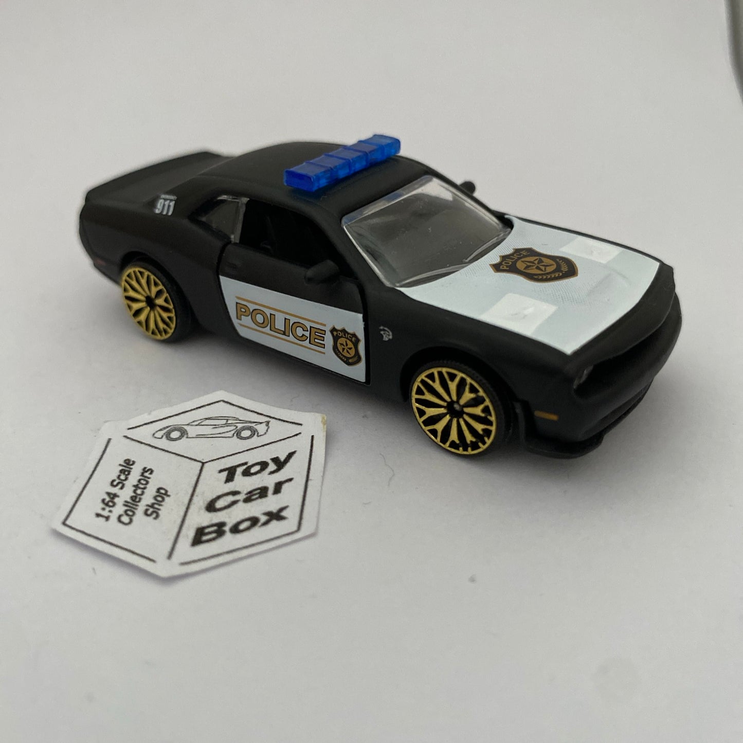 MAJORETTE Loose - Dodge Challenger (US 911 Police Car) Sold loose from Emergency Gift Set. C50