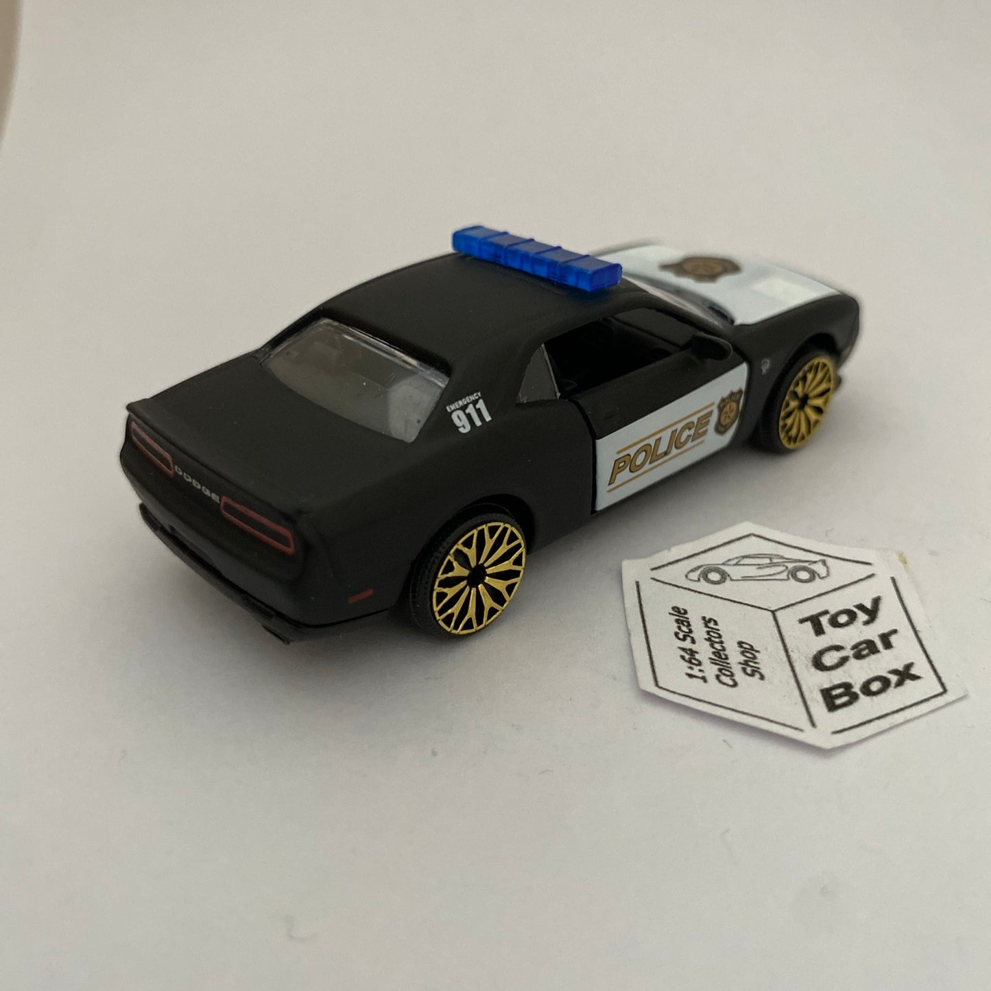 MAJORETTE Loose - Dodge Challenger (US 911 Police Car) Sold loose from Emergency Gift Set. C50