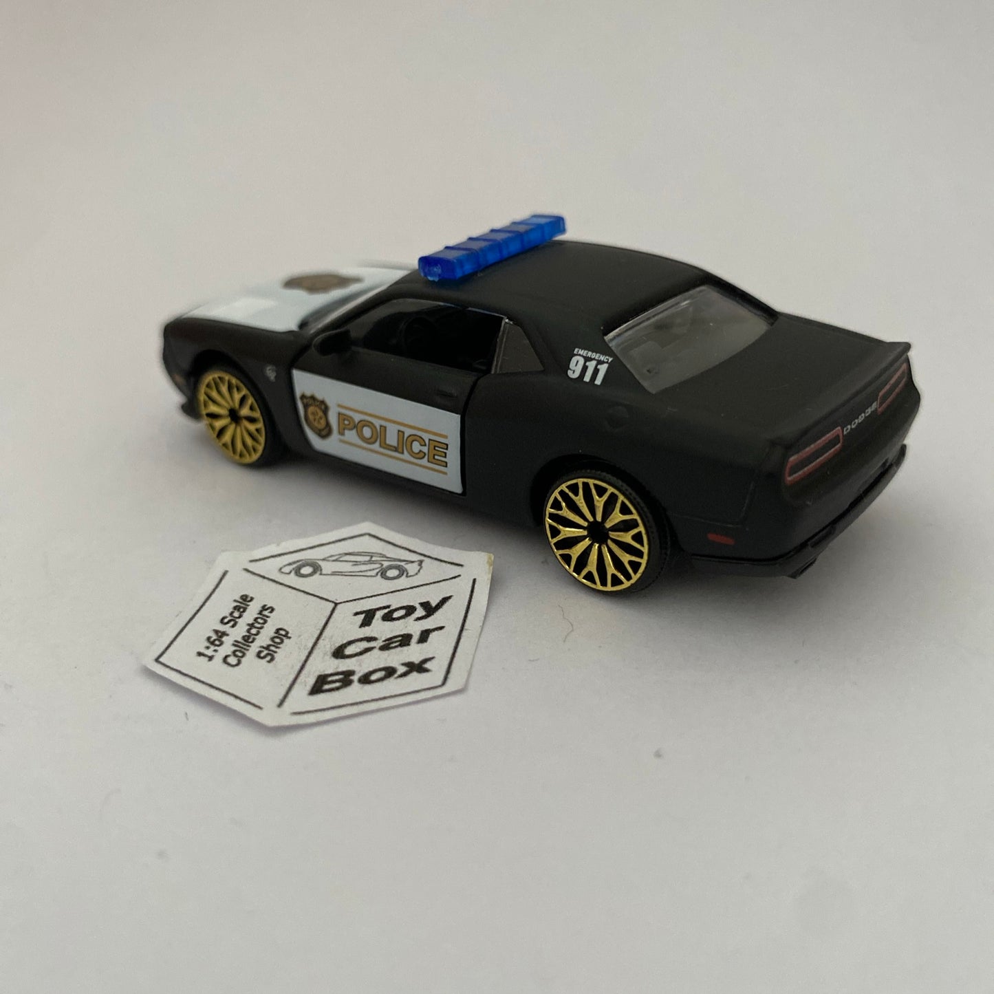 MAJORETTE Loose - Dodge Challenger (US 911 Police Car) Sold loose from Emergency Gift Set. C50