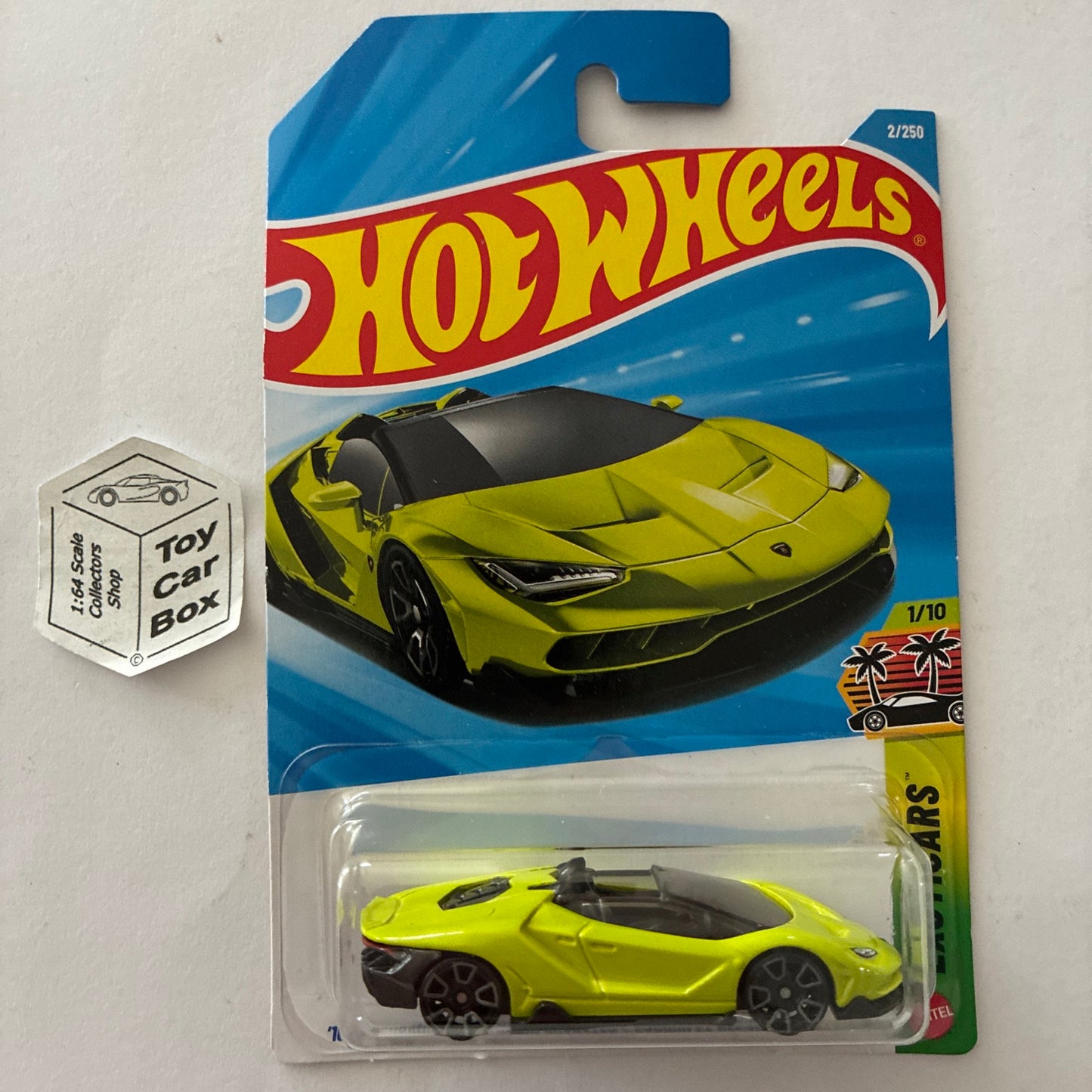 2026 HOT WHEELS #2 - ‘16 Lamborghini Centenario Roadster (Long Card) B64