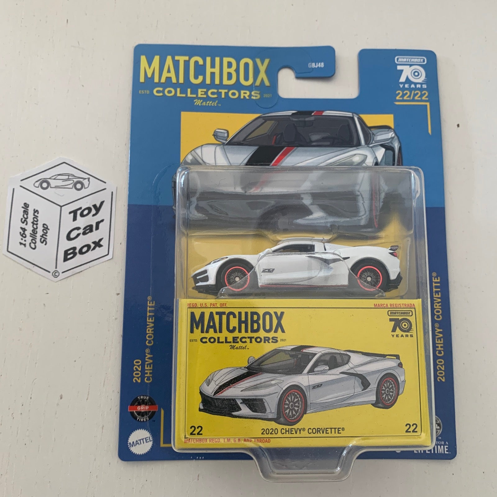 2023 MATCHBOX Collectors #22 - 2020 Chevy Corvette (Premium - White) I69g