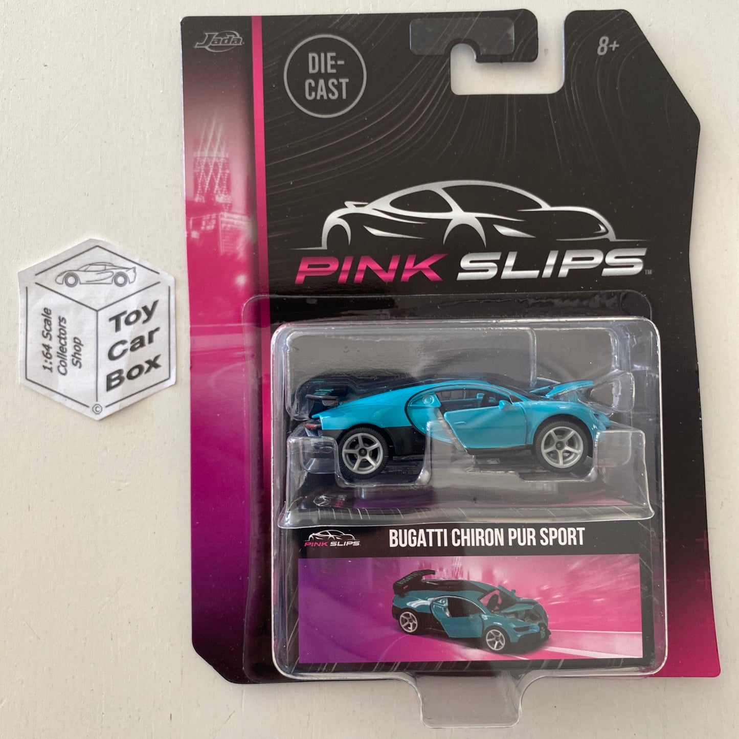MAJORETTE - Bugatti Chiron Pur Sport (Green - Jada Pink Slips) E88