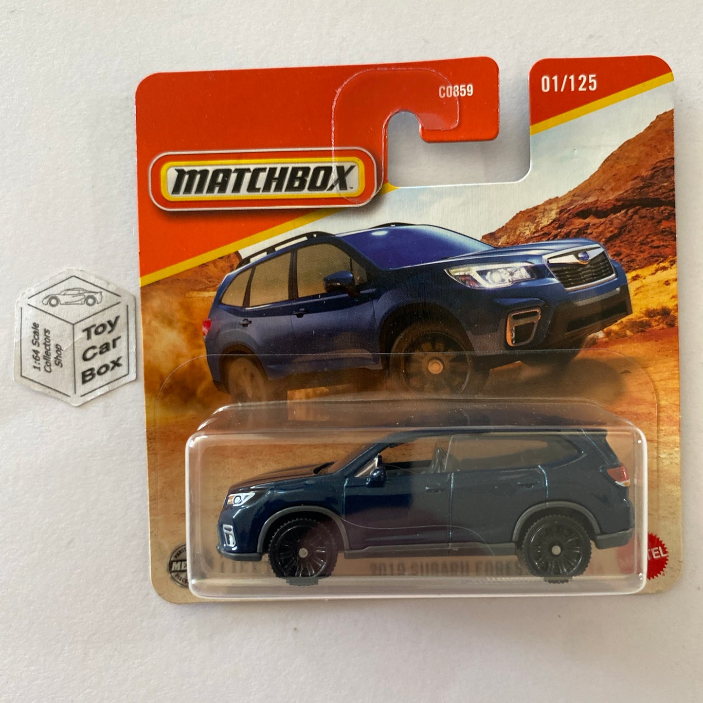 2025 MATCHBOX #1 - 2019 Subaru Forester (Dark Blue - Short Card) B04g