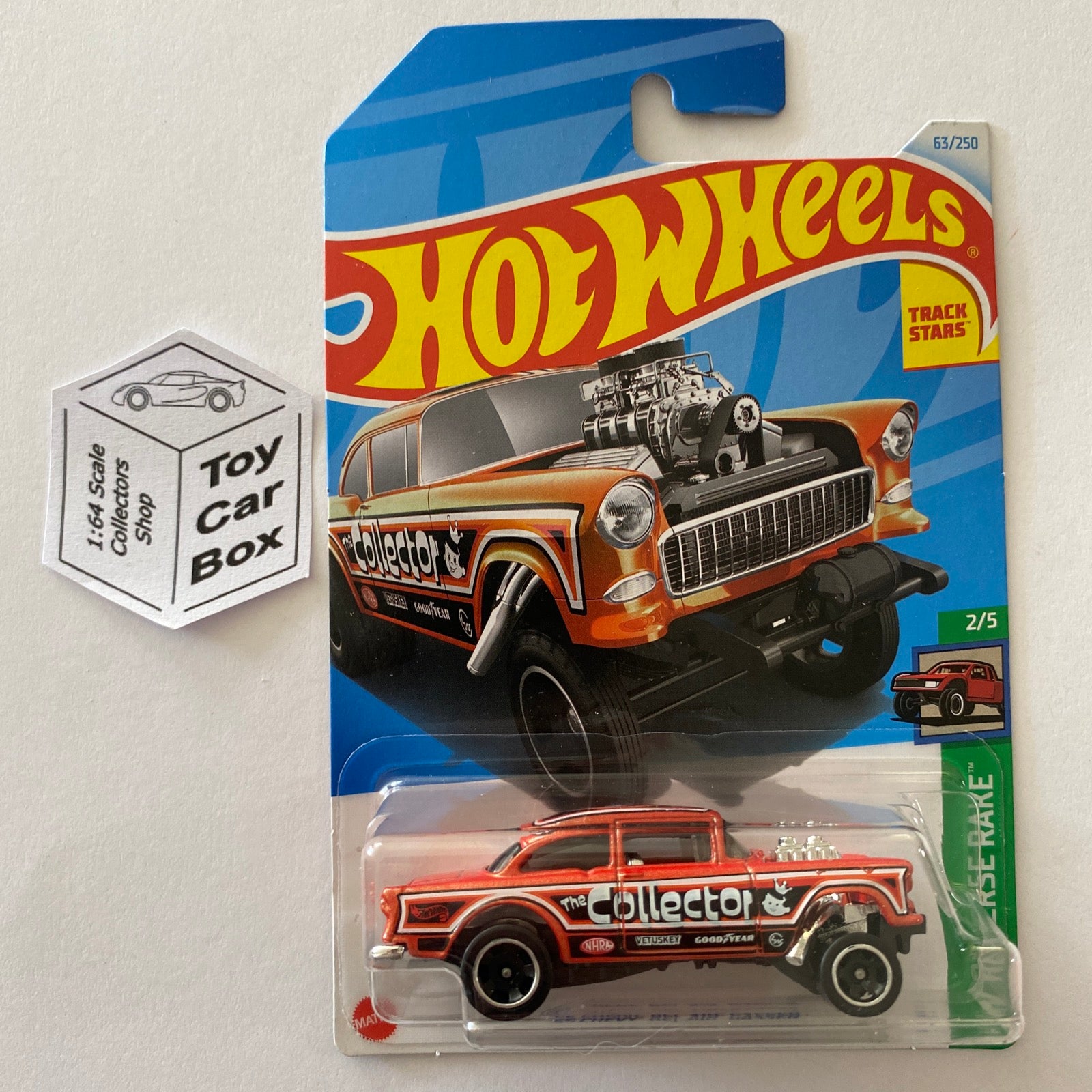 Hot wheels 55 chevy deals bel air gasser