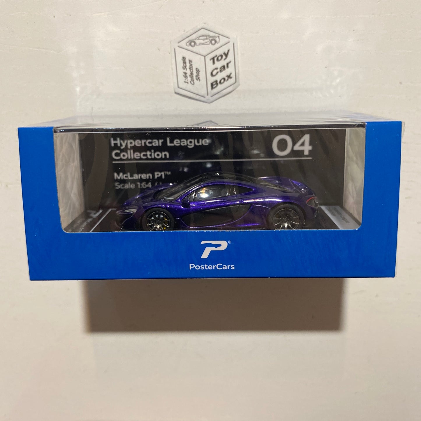 KINTOY POSTER CARS - McLaren P1 (Lantana Purple - 1/64 Scale Hypercar) H27g