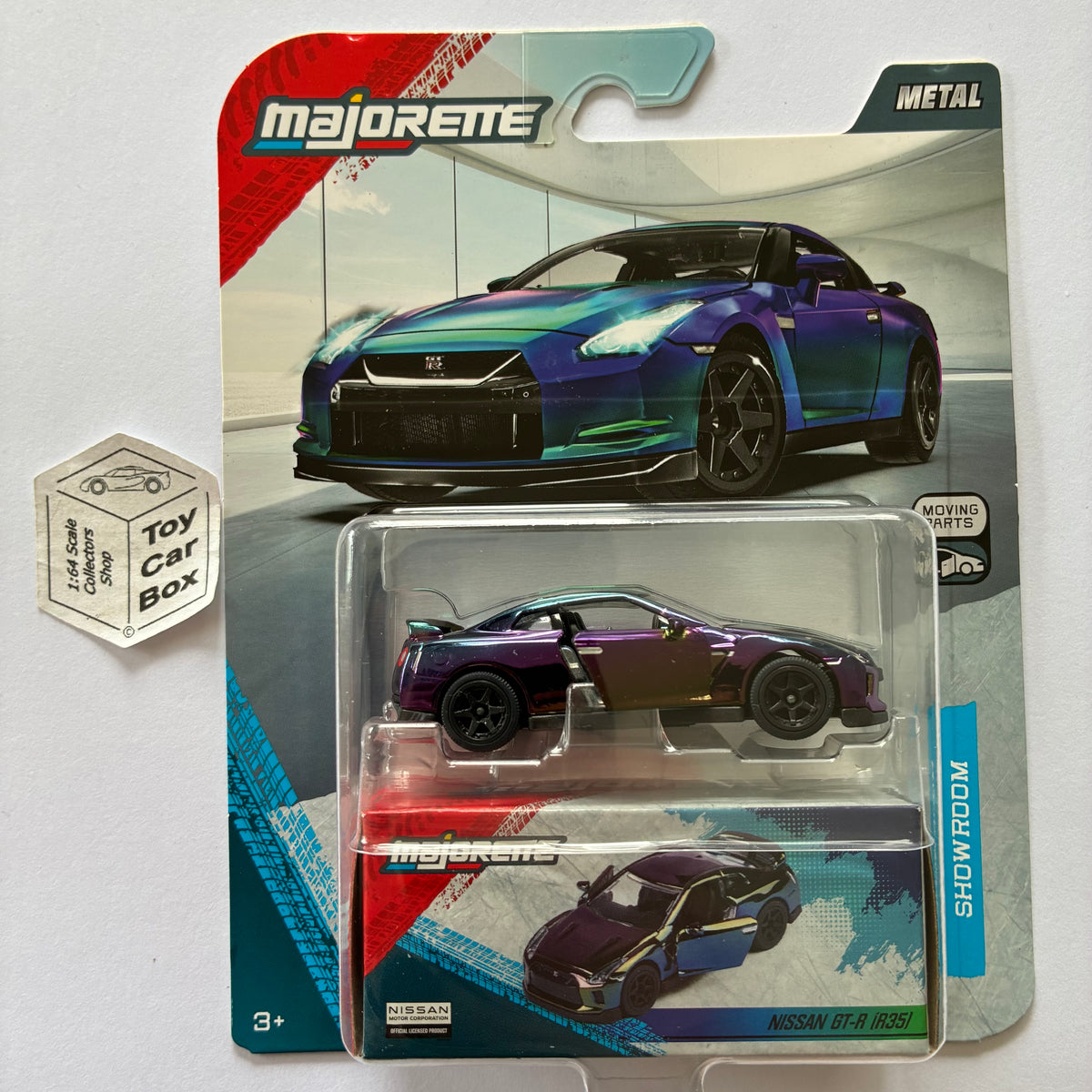 MAJORETTE Nissan GT-R R35 (Chameleon Paint - Deluxe 1/64* - Collectors Box) H07