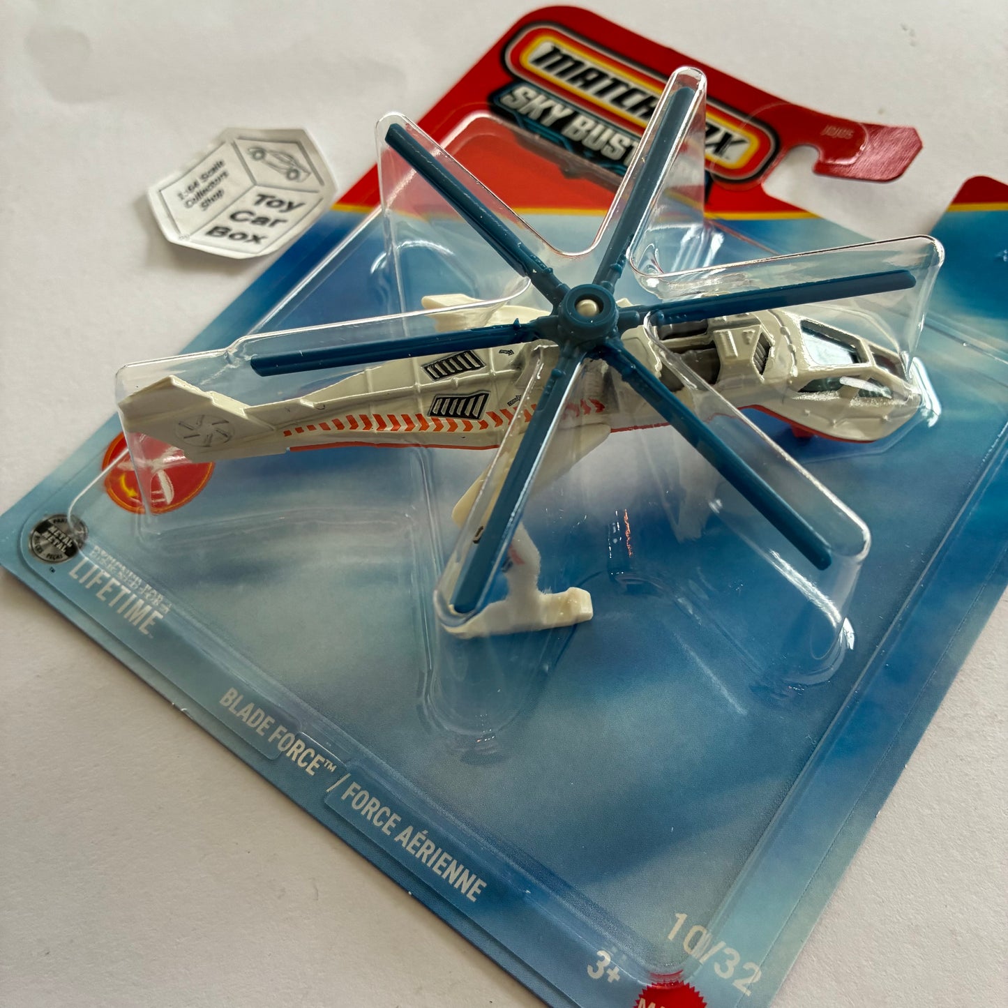 2026 MATCHBOX Sky Busters #10 - Blade Force Helicopter (White - Unopened) D35
