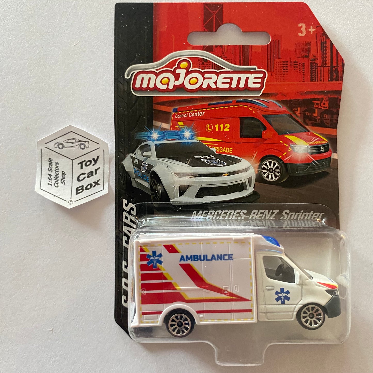 MAJORETTE Mercedes-Benz Sprinter (Ambulance - 1:64* SOS International) C30