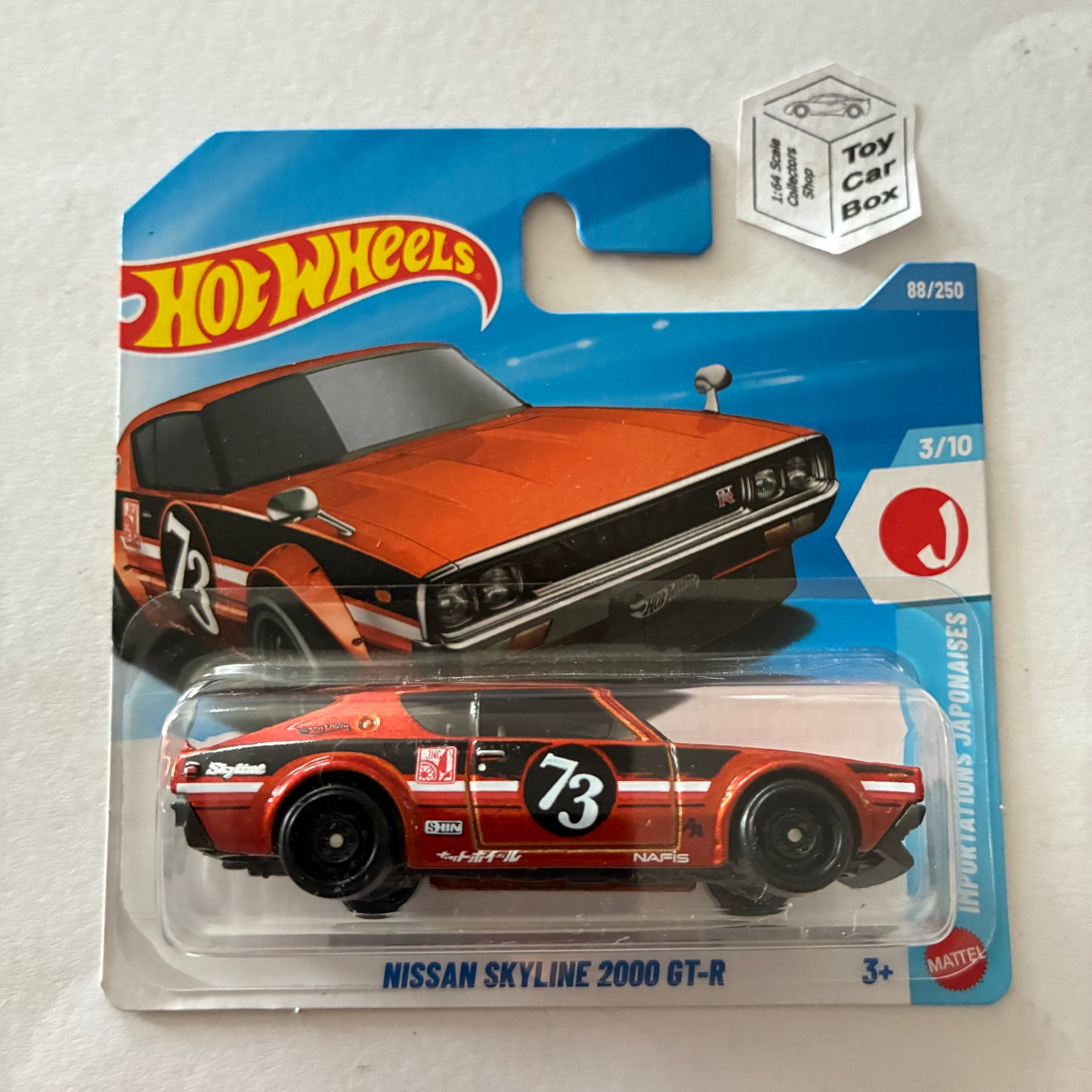 2026 HOT WHEELS #88 - Nissan Skyline 2000 GT-R (Copper #3 J-Imports - Short Card) C00