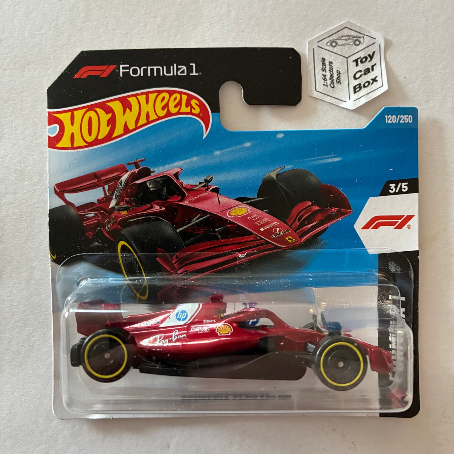2026 HOT WHEELS #120 - Scuderia Ferrari HP F1 Car (#3 Formula 1 - Short Card) B46g