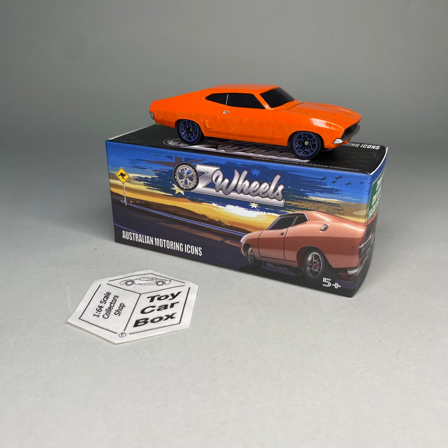 OZ WHEELS Red Bellies - Ford Falcon XB Coupe (Orange - 1:64* Clutch 1) F55
