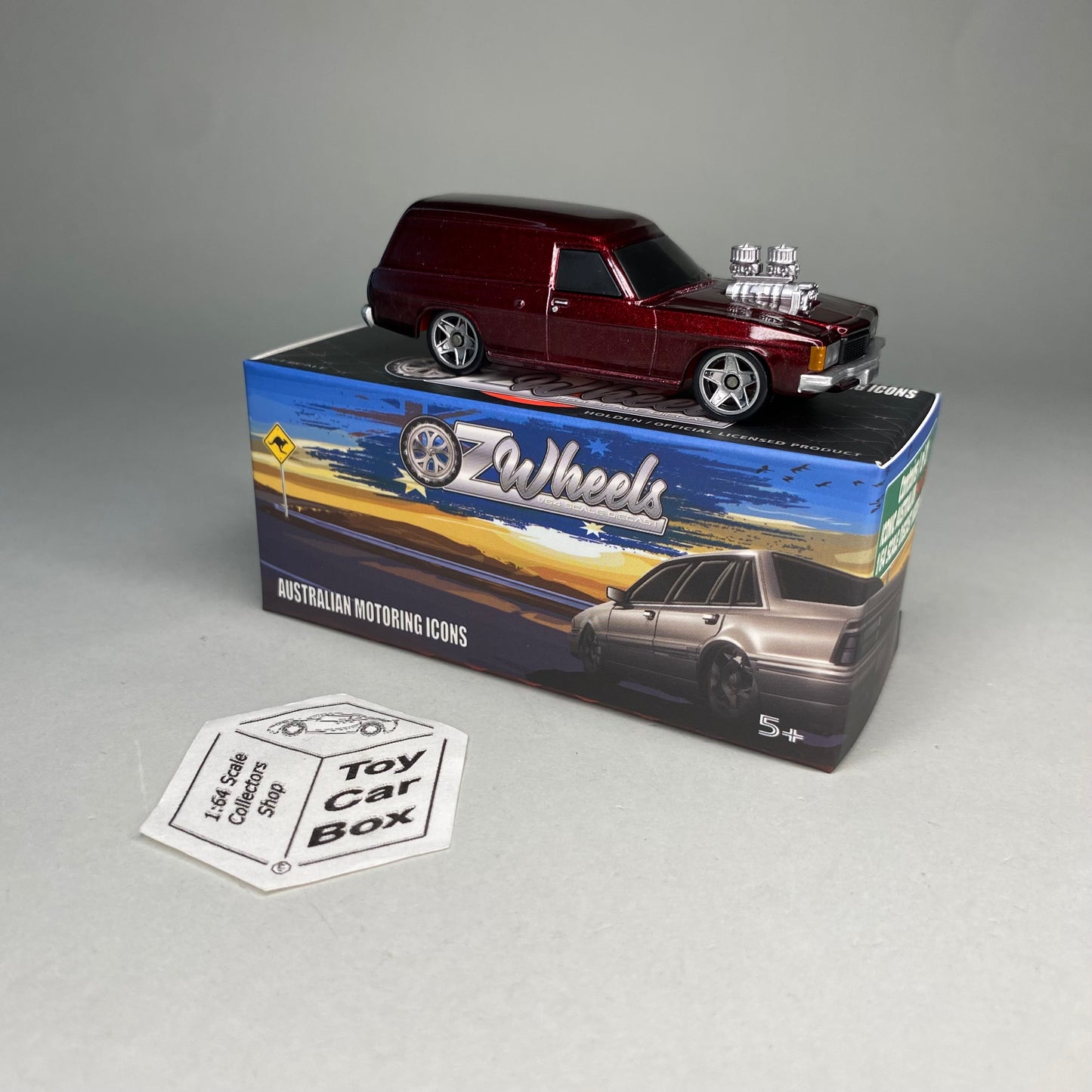 OZ WHEELS Red Bellies - Holden HX Panel Van (Cherry Red - 1:64* Clutch 1) F55