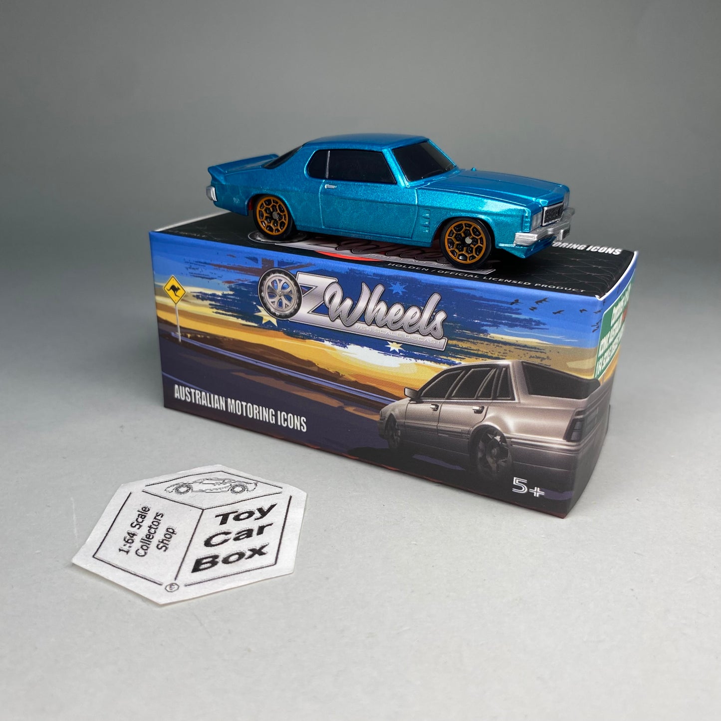 OZ WHEELS Red Bellies - Holden HX LE Coupe (Aqua - 1:64* Clutch 1) F55