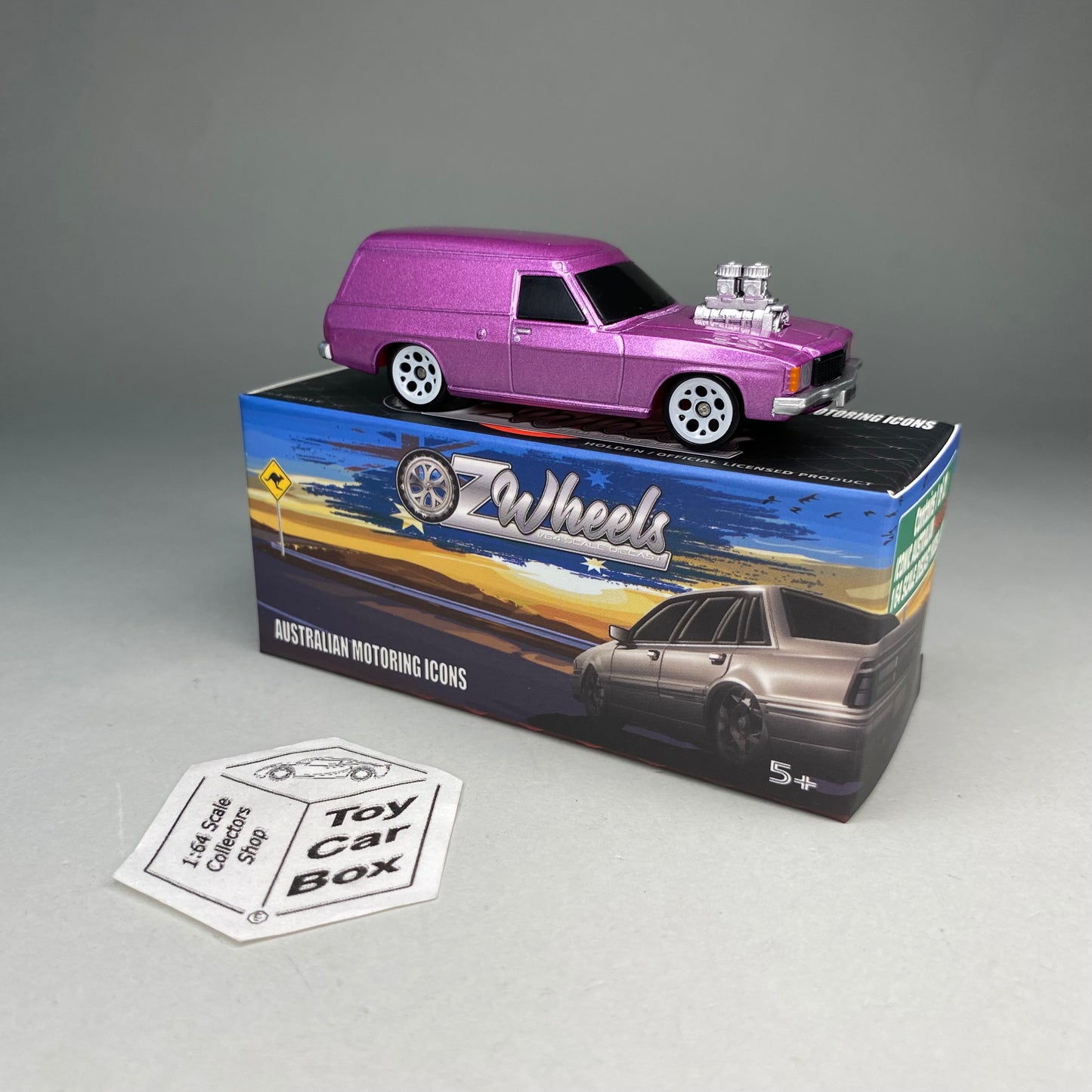 OZ WHEELS Red Bellies - Holden HJ Panel Van (Pink - 1:64* Clutch 1) F55