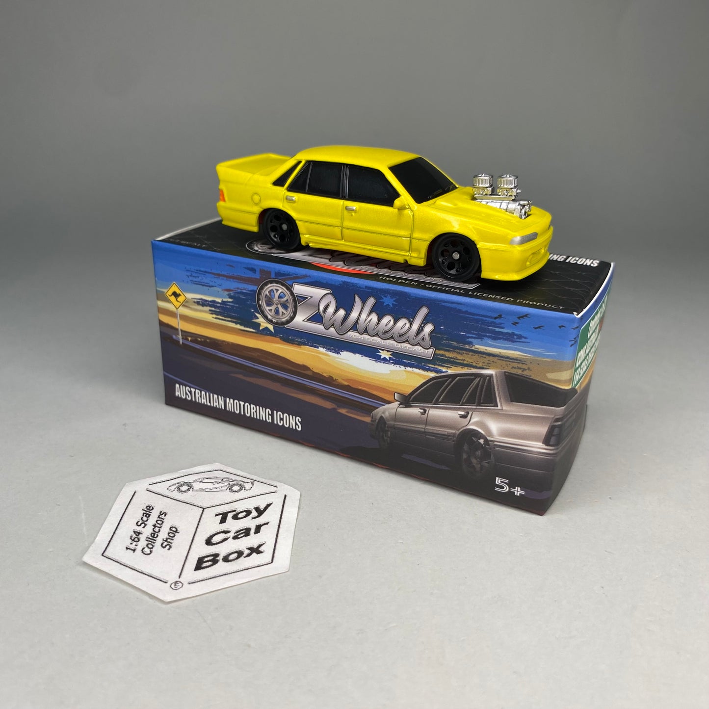 OZ WHEELS Red Bellies - Holden VL Walkinshaw Commodore (Yellow - 1:64*) F55