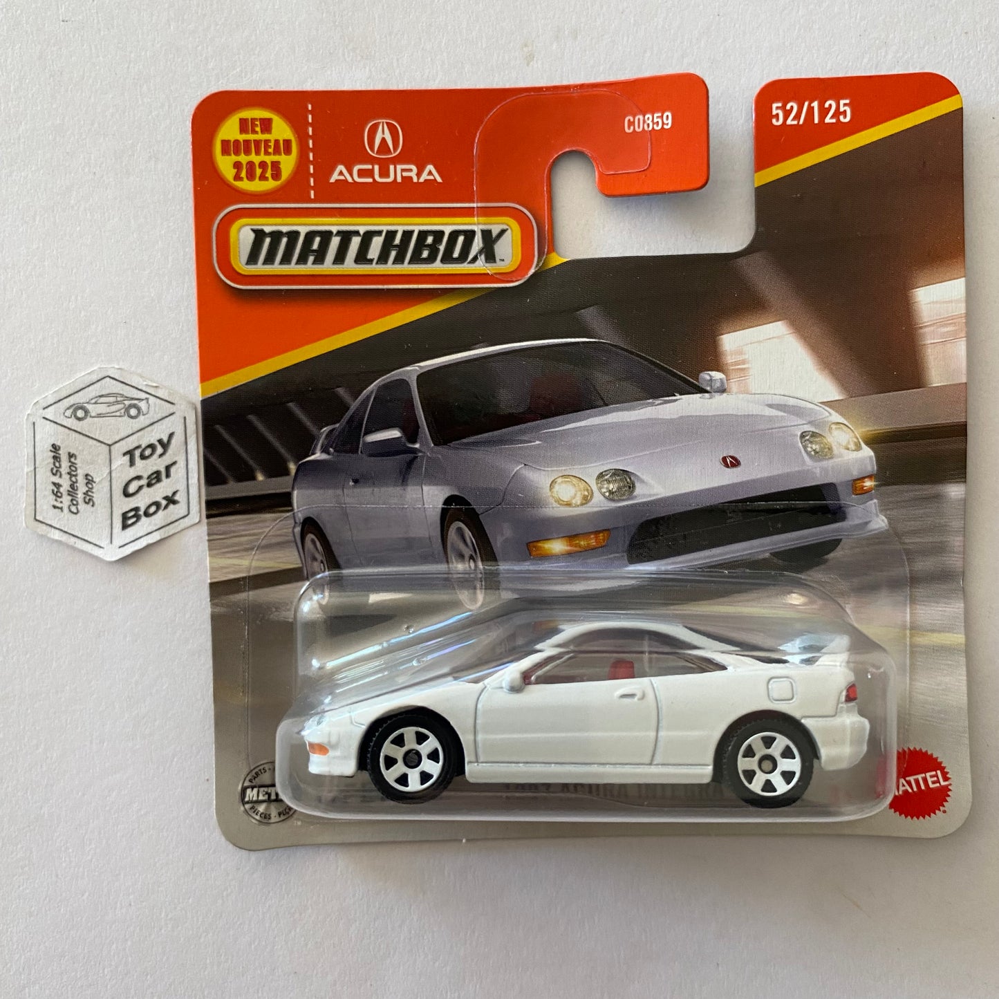 2025 MATCHBOX #52 - 1997 Acura Integra Type R (White - Short Card) B20g
