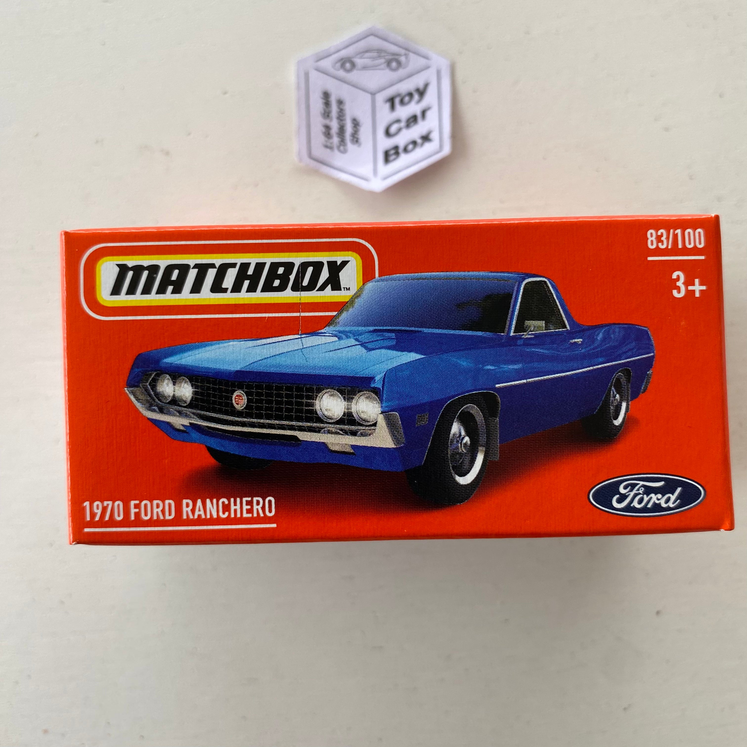 2024 MATCHBOX 83 1970 Ford Ranchero Blue Power Grab