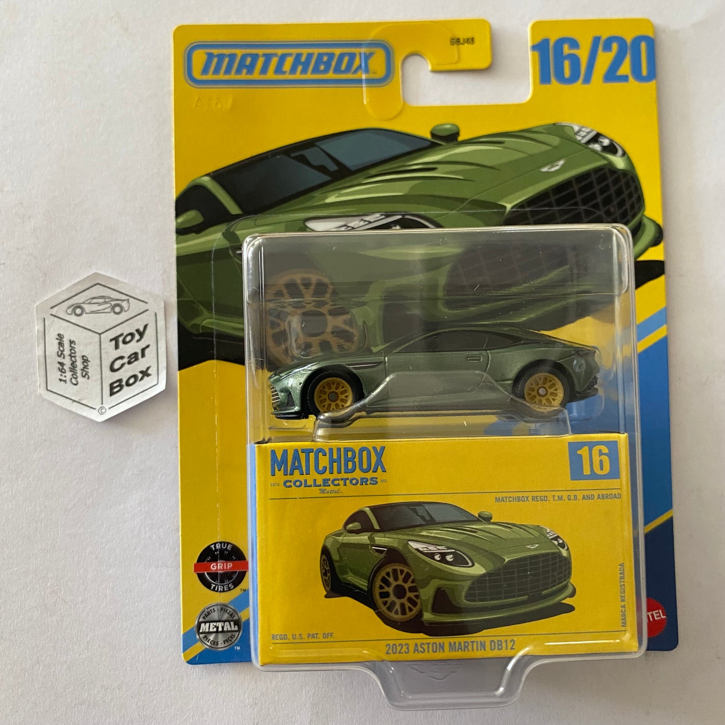 2025 MATCHBOX Collectors #16 - 2023 Aston Martin DB12 (Premium - Green) H50