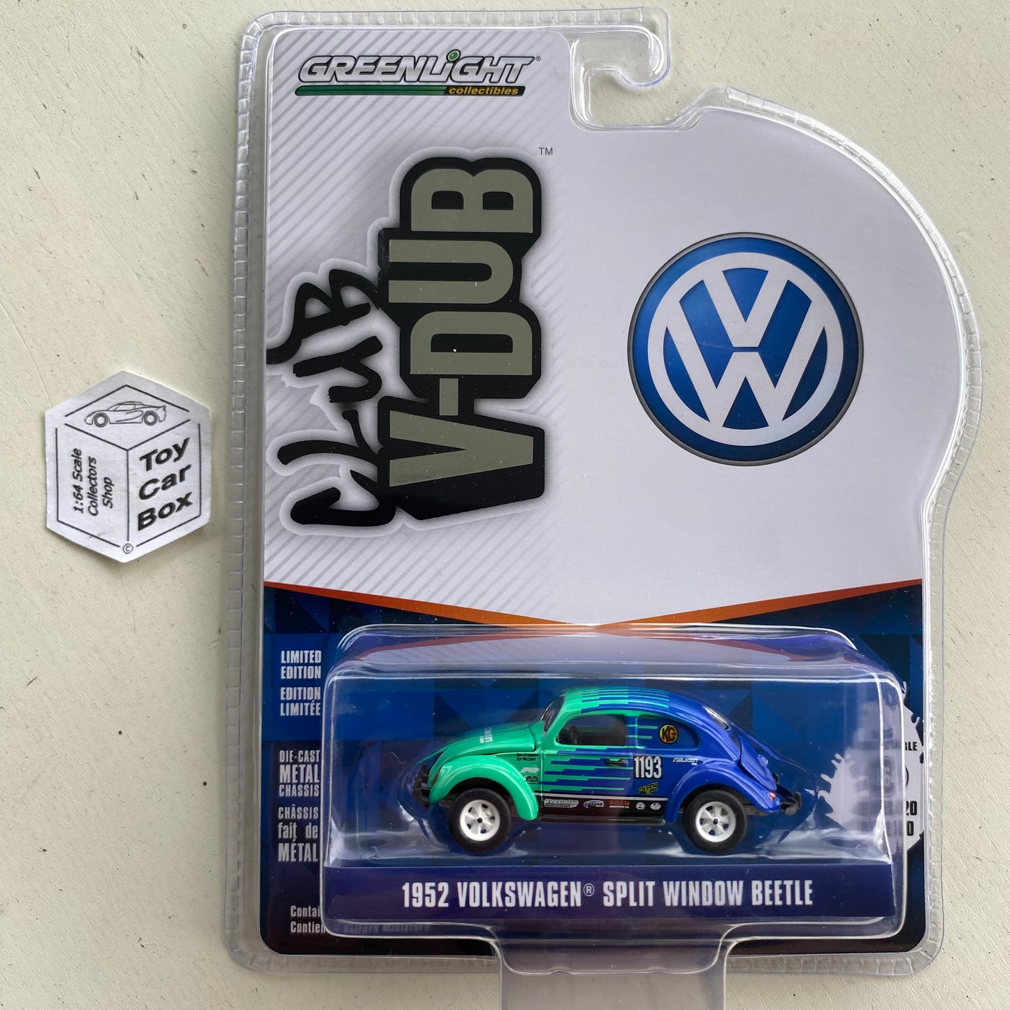 GREENLIGHT - 1952 Volkswagen Split Window Beetle (Falken - Club V-Dub S 20) I80g
