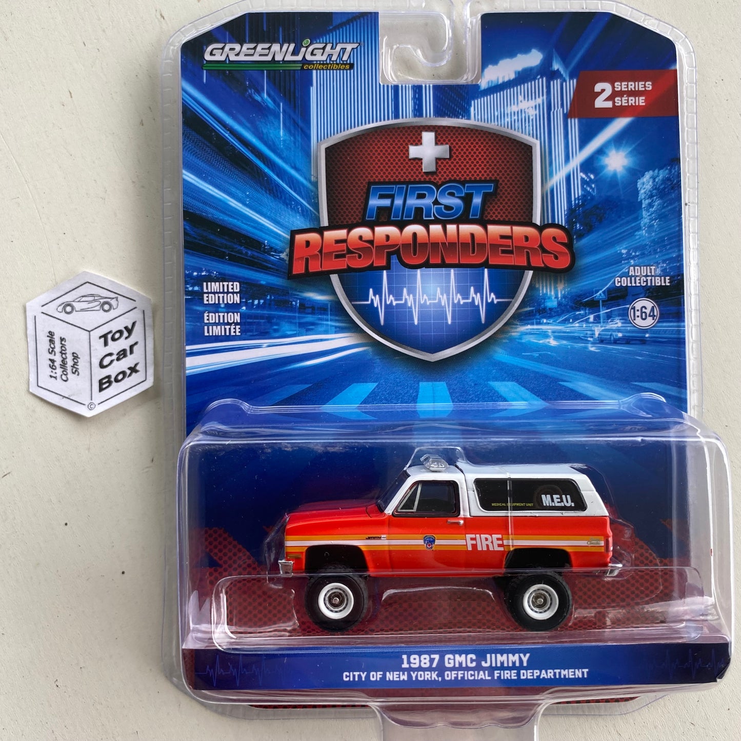 GREENLIGHT - 1987 GMC Jimmy (New York Fire Department - First Responders 2) I80g