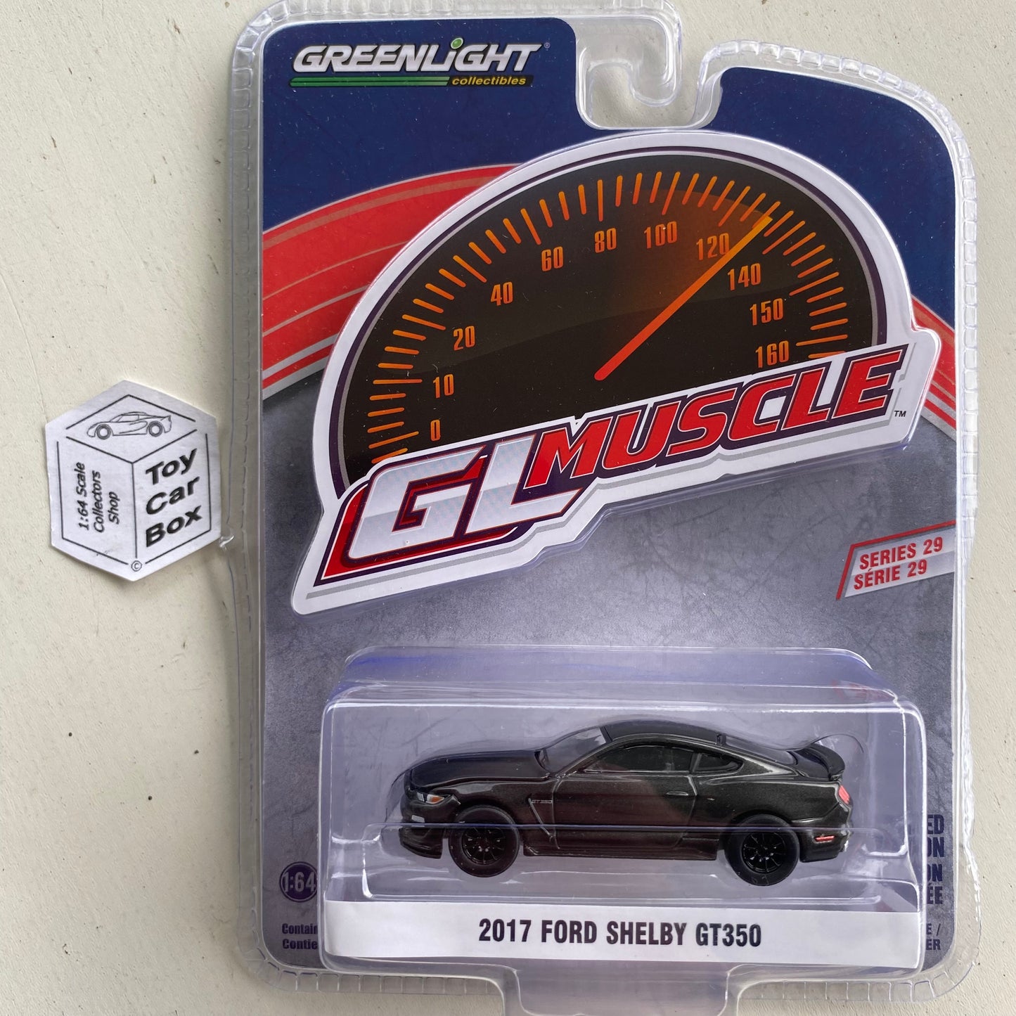 GREENLIGHT - 2017 Ford Shelby Mustang GT350 (Black - GL Muscle Series 29) I80g