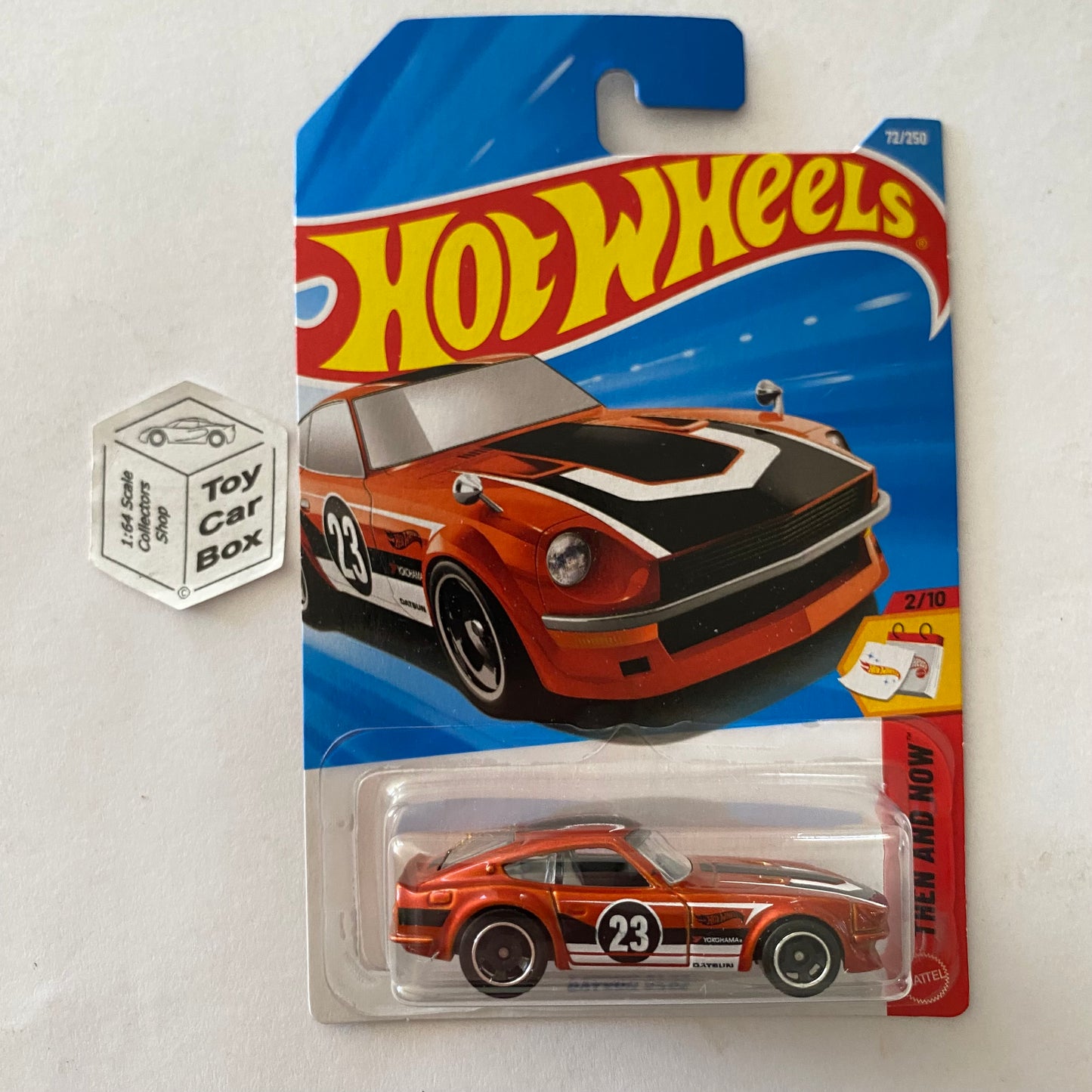 2026 HOT WHEELS #72 - Datsun 240Z (Copper / Metallic Orange - Long Card) Z90