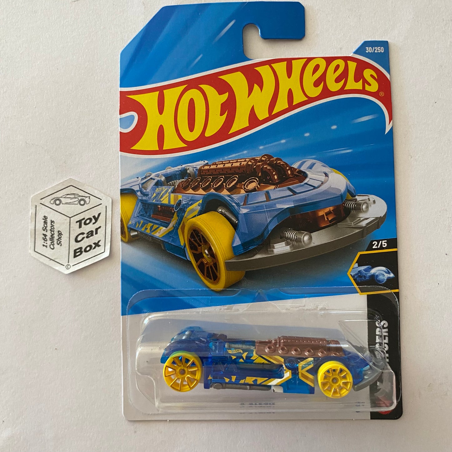 2026 HOT WHEELS #30 - X-Steam (Blue #2 X-Raycers - Long Card) A00