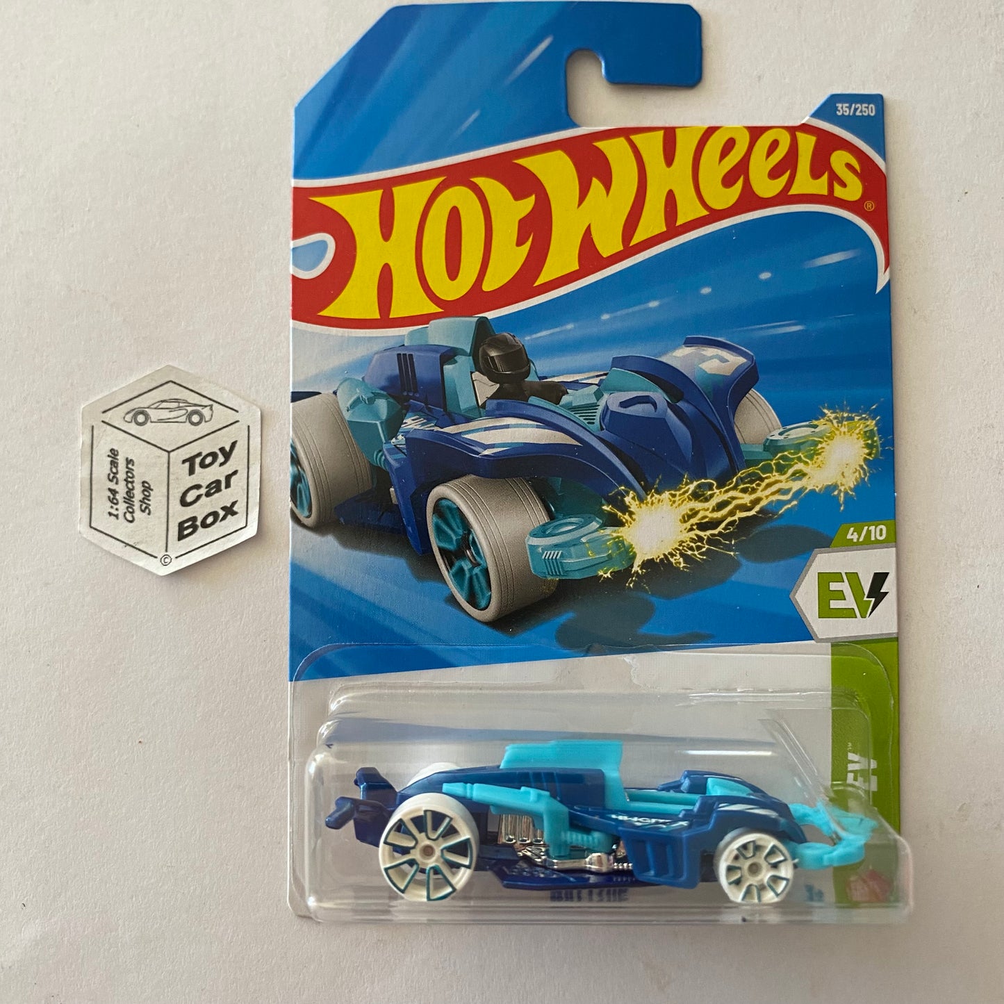 2026 HOT WHEELS #35 - Wattzup (Blue #4 HW EV - Long Card) A00