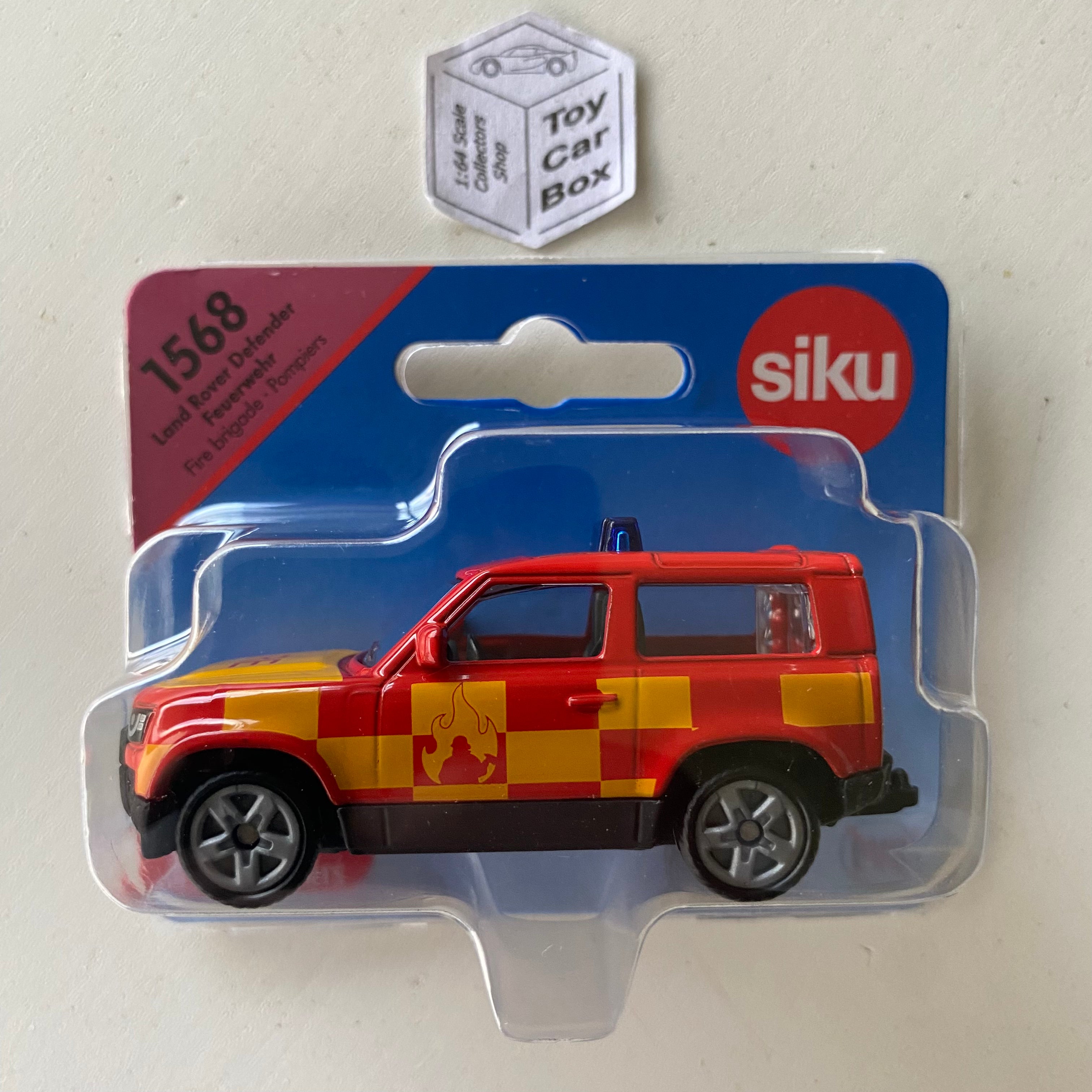 Coche De Juguete Land Rover Defender De Bomberos Siku 1608 – Con Remolque Y Barco, Metal/Plástico, Para Niños