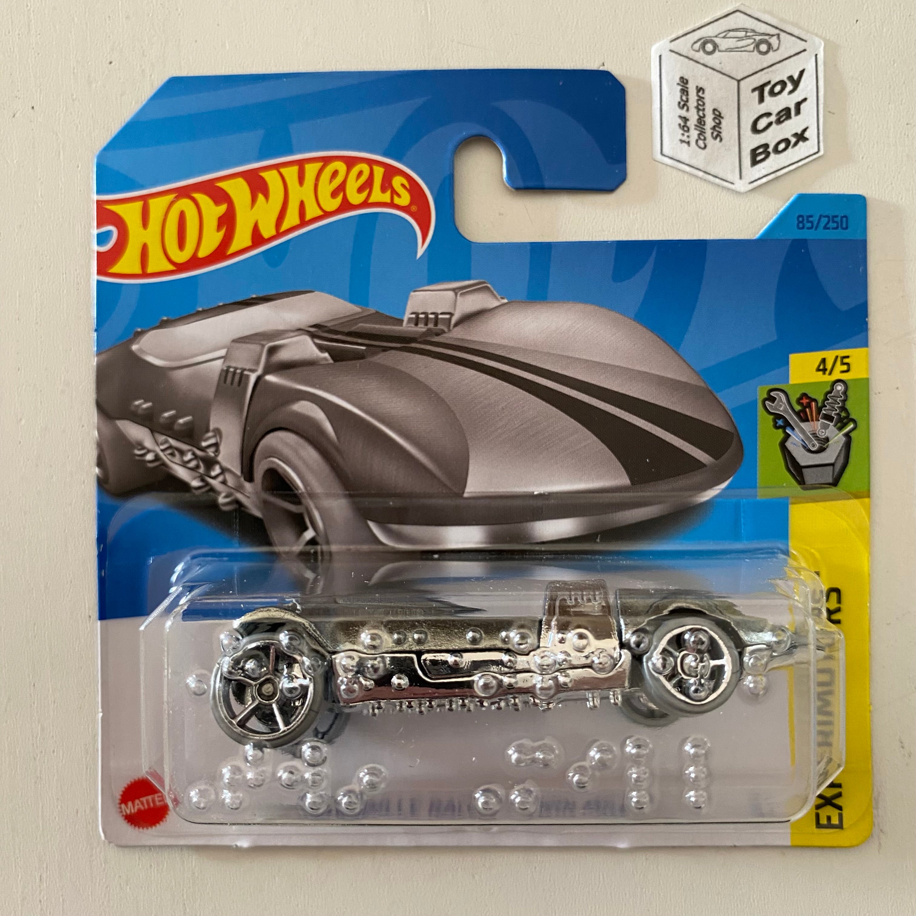 2023 HOT WHEELS #85 - HW Braille Racer Twin Mill (Silver - Short Card) A26