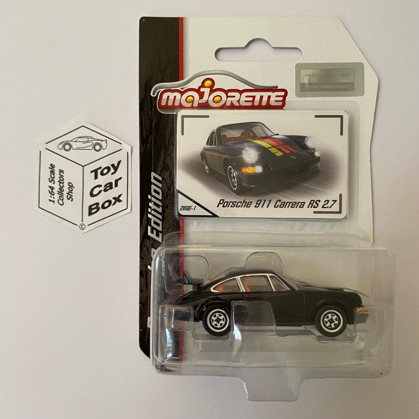 MAJORETTE Porsche 911 Carrera RS 2.7 (1/64* Premium Edition - Black) E27