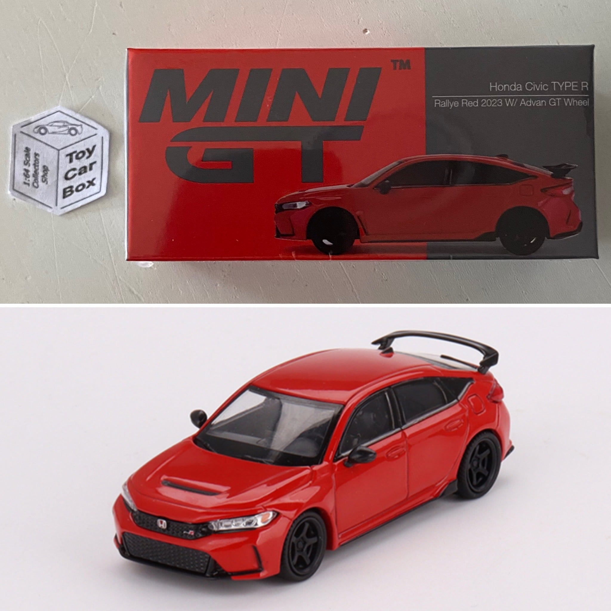 Mini GT #546 - Honda Civic Type R (Rallye Red 2023 - 1/64 - Boxed 