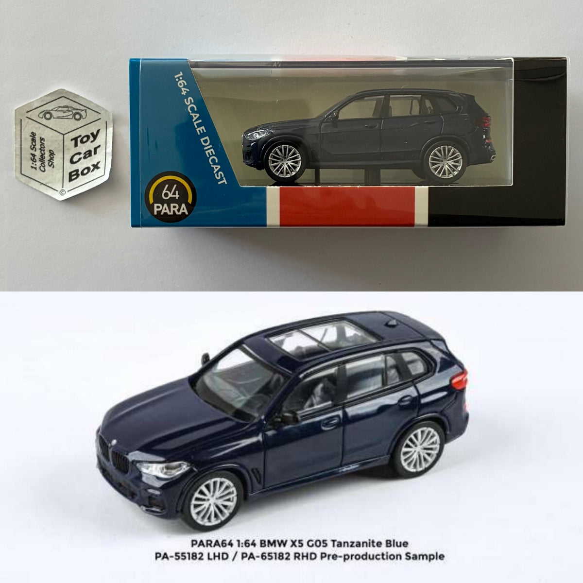 PARA64 - BMW X5 G05 (Tanzanite Blue - 1/64 Scale) P50g