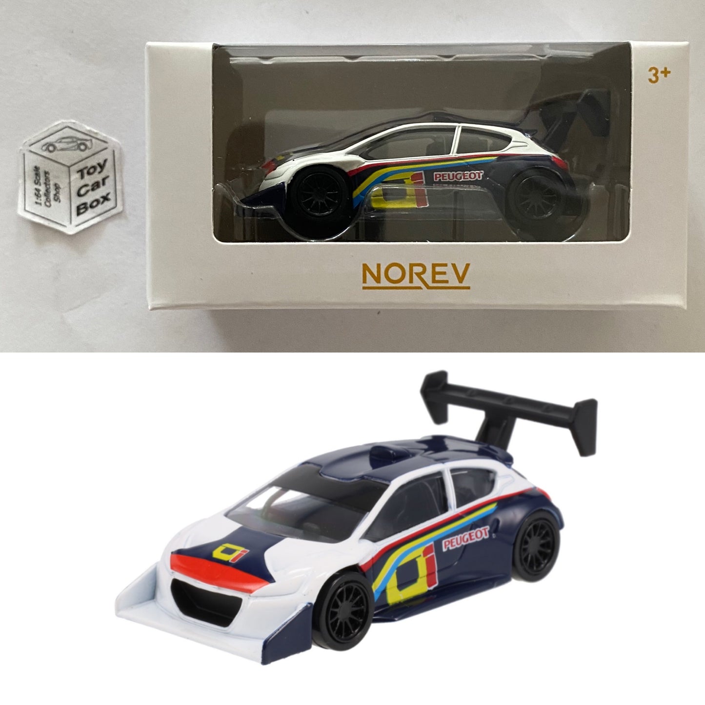 NOREV - Peugeot 208 Pikes Peak Rally Car (1:64 Scale* - MiniJet Boxed) E83g