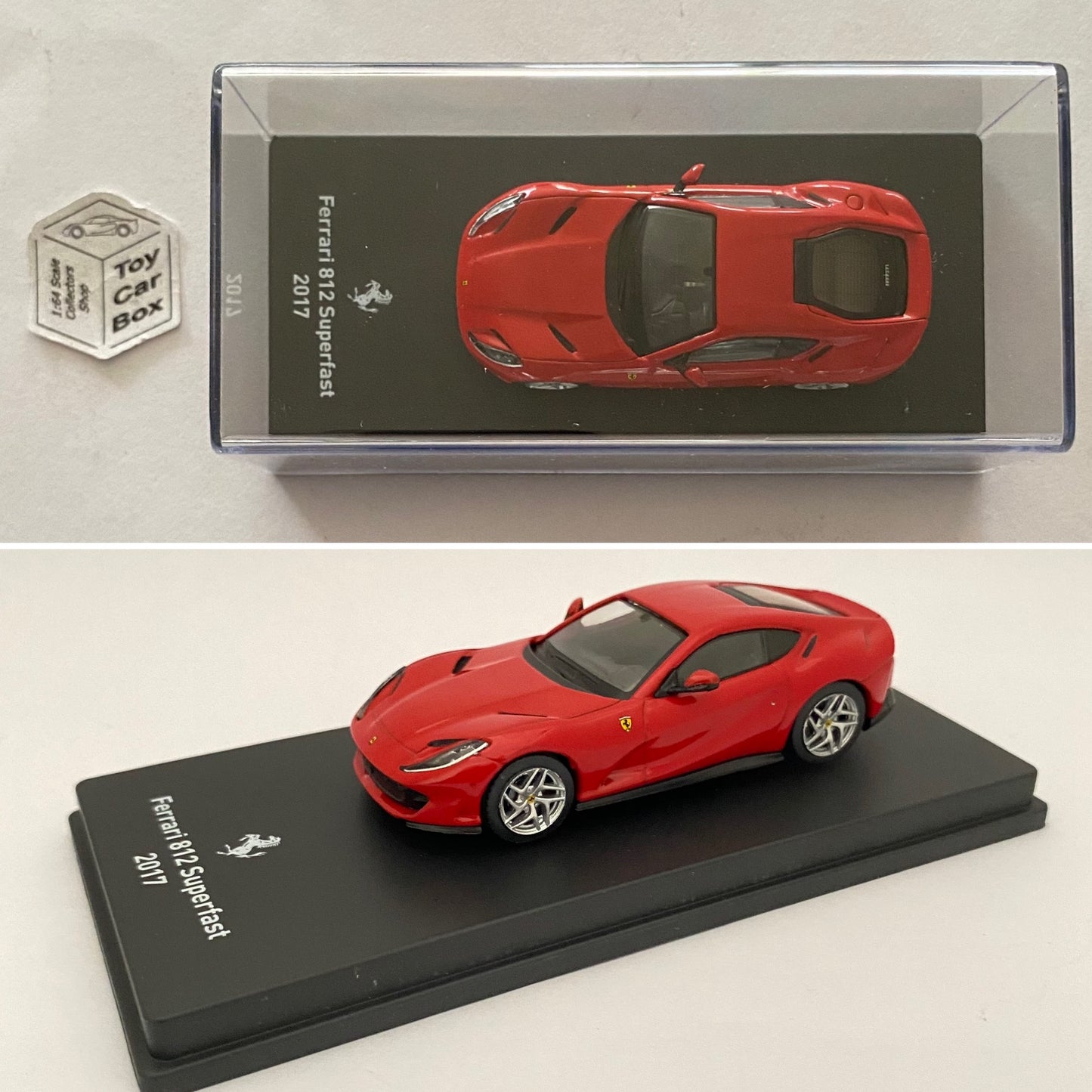 CENTAURIA x IXO - 2017 Ferrari 812 Superfast (Red 1/64 Scale* - In Display) O31g