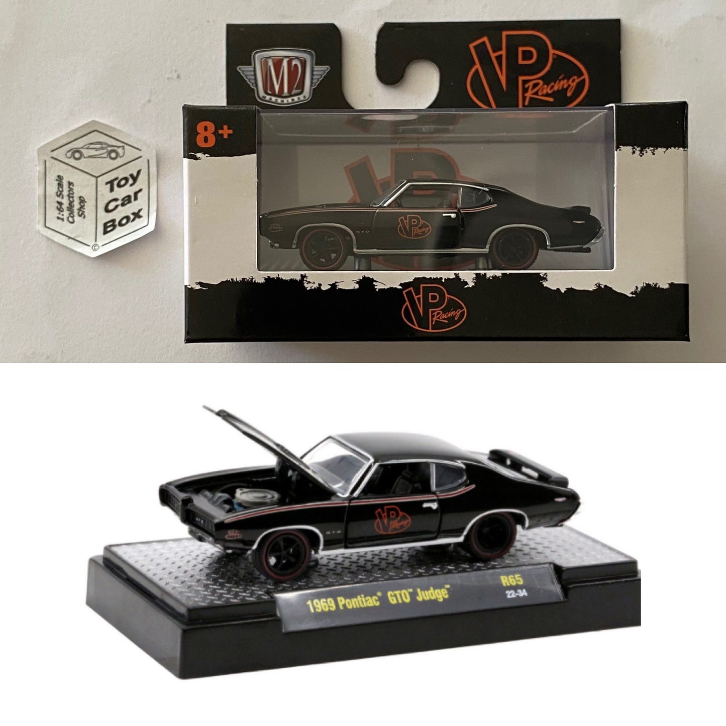 M2 MACHINES - 1969 Pontiac GTO Judge (VP Racing - Detroit Muscle R65) L92g